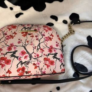 Floral Pink Crossbody Bag